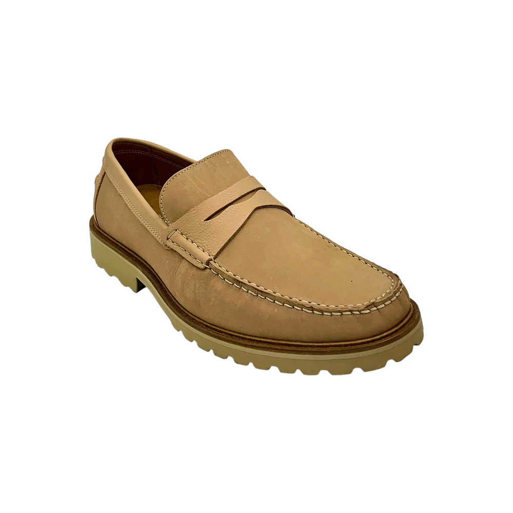 Donald Pliner Men's Joe Nubuck SLip-On Loafers Ecru - Medium